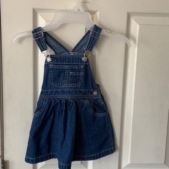 GAP Other - Baby girl denim overall jumper. Size 12-18 mos